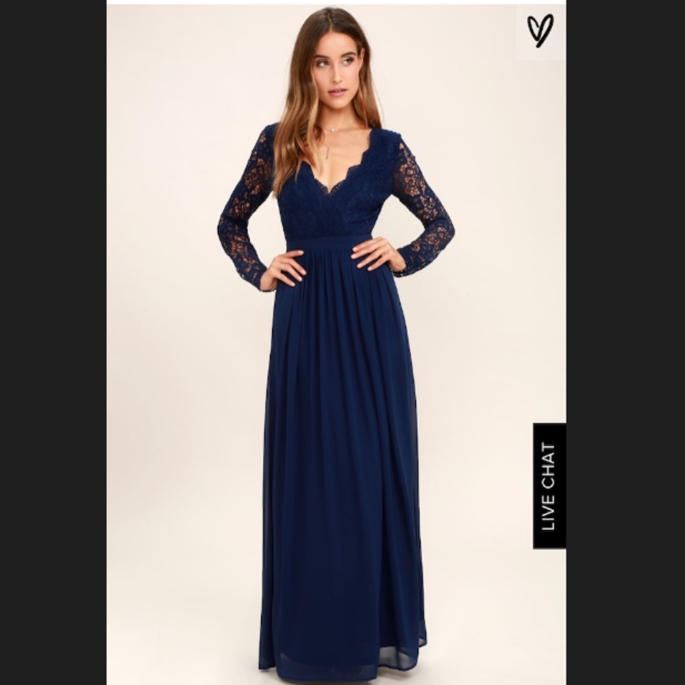 Lulu’s Navy Blue Gown